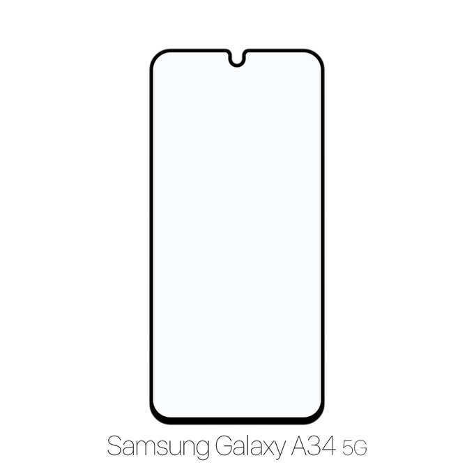 Закалено стъкло FullCover за Samsung A34 5G, FixPremium