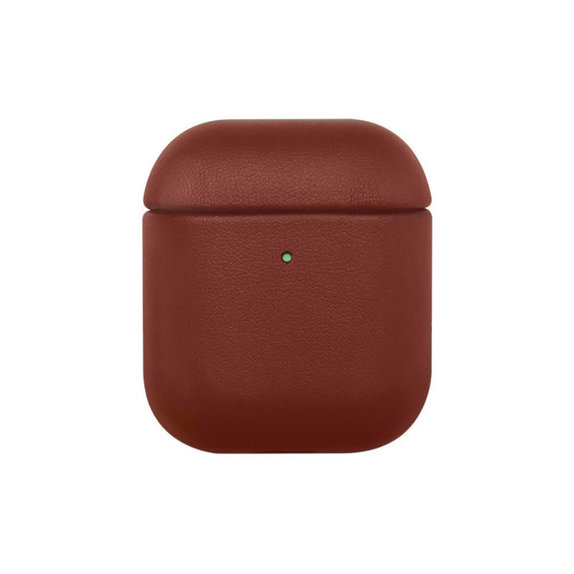 Кожен калъф за AirPods 1 & 2, Кафяв, Brown