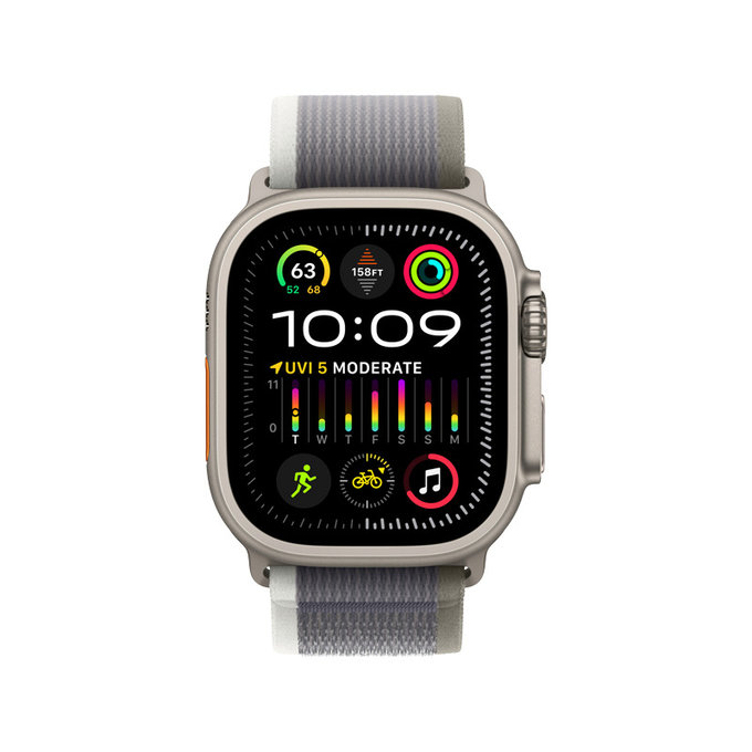 Каишка Trail Loop за Apple Watch (42, 44, 45 и 49mm), Сив, Gray, FixPremium