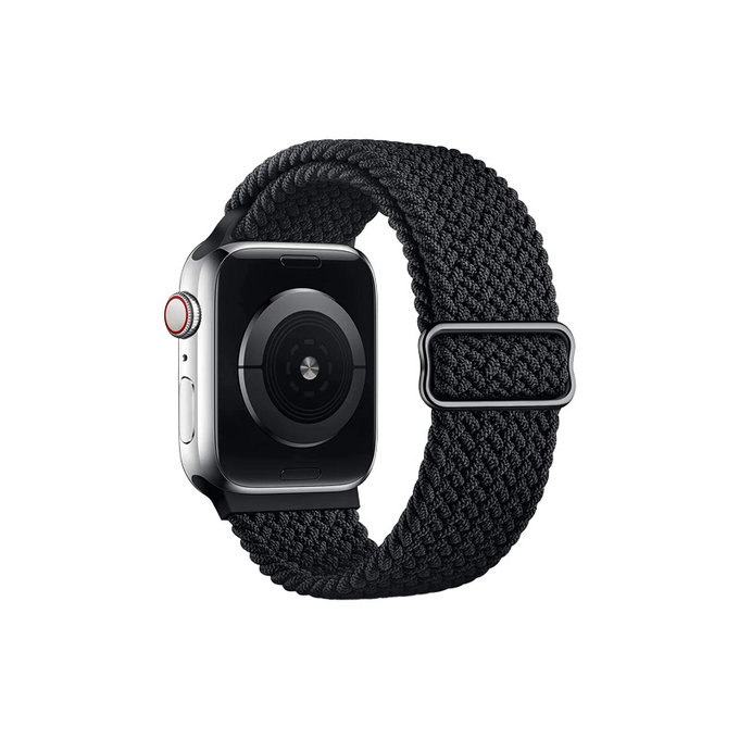 Каишка Solo Loop за Apple Watch (42, 44, 45 и 49mm), Черно, Black, FixPremium