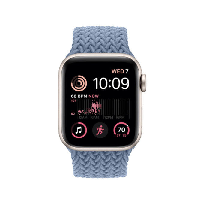 Каишка Solo Loop за Apple Watch (42, 44, 45 и 49mm), светлосин, light blue, FixPremium