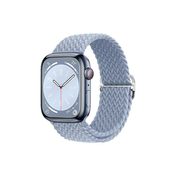Каишка Solo Loop за Apple Watch (42, 44, 45 и 49mm), светлосин, light blue, FixPremium