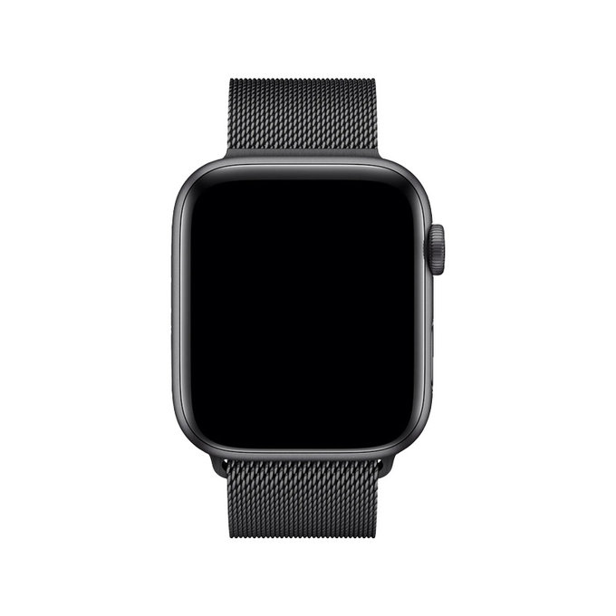 Каишка Milanese Loop за Apple Watch (42, 44, 45 и 49mm), Черно, Black, FixPremium