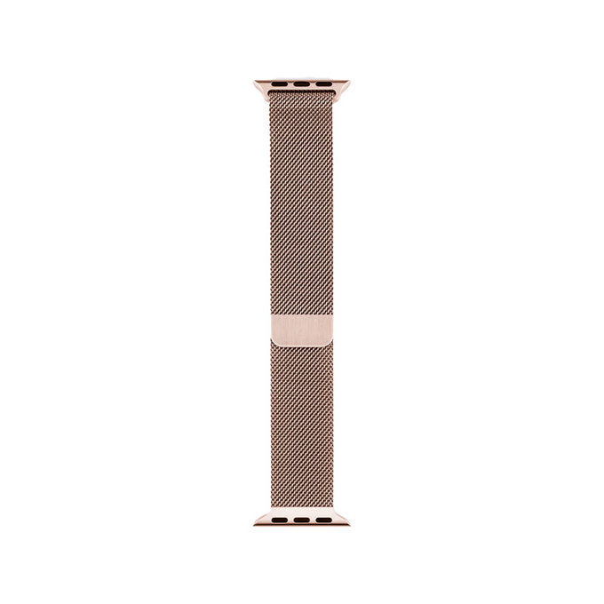 Каишка Milanese Loop за Apple Watch (42, 44, 45 и 49mm), rose gold, FixPremium