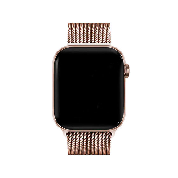 Каишка Milanese Loop за Apple Watch (42, 44, 45 и 49mm), rose gold, FixPremium