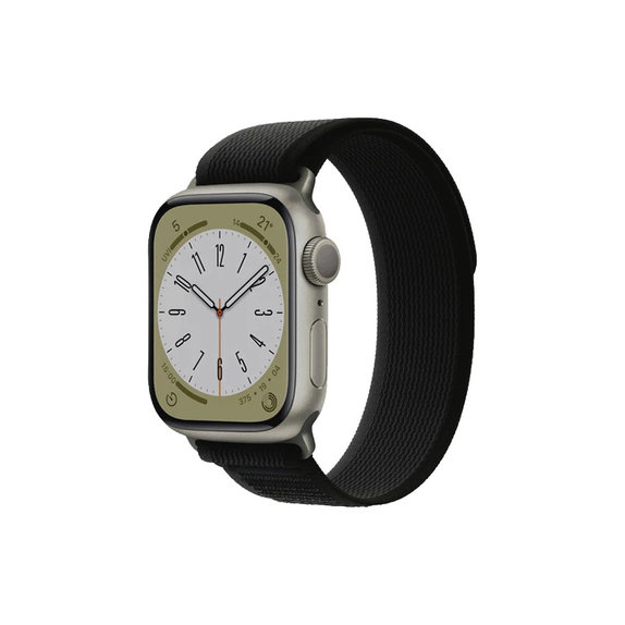 Каишка Trail Loop за Apple Watch (38, 40 и 41mm), Черно, Black, FixPremium