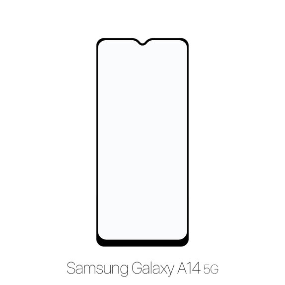 Закалено стъкло FullCover за Samsung A14 5G, FixPremium