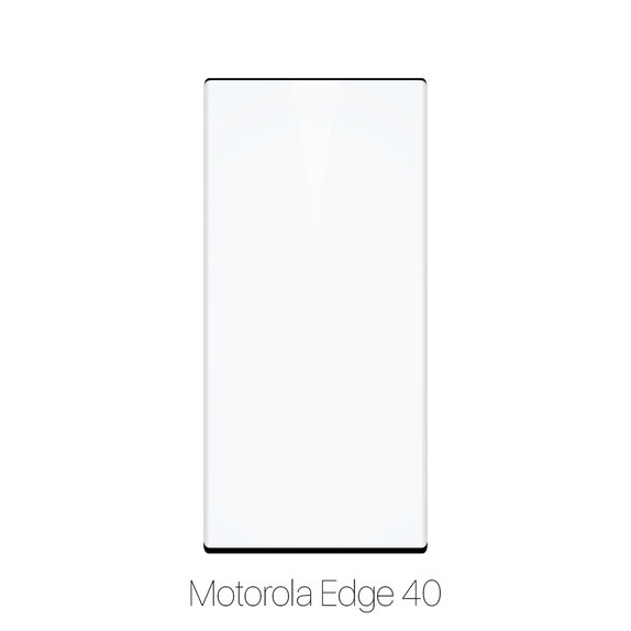 3D закалено стъкло за Motorola Edge 40, FixPremium