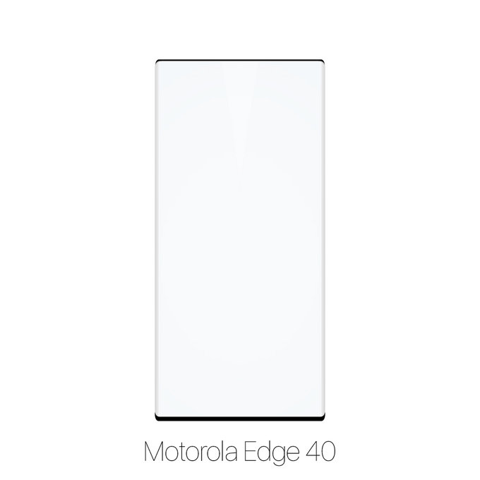 3D закалено стъкло за Motorola Edge 40, FixPremium