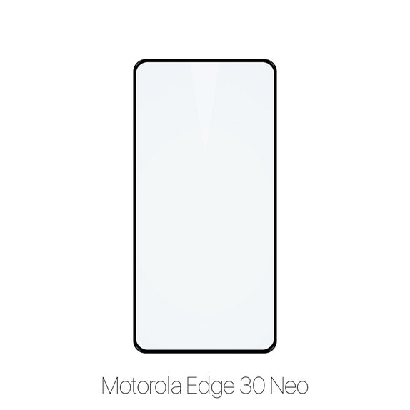 Закалено стъкло FullCover за Motorola Edge 30 Neo, FixPremium