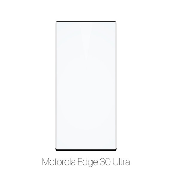 Закалено стъкло FullCover за Motorola Edge 30 Ultra, FixPremium
