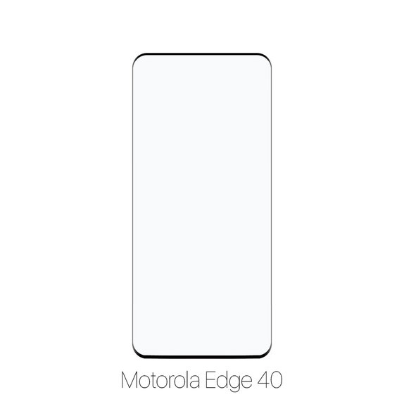 3D закалено стъкло FullCover за Motorola Edge 40, FixPremium