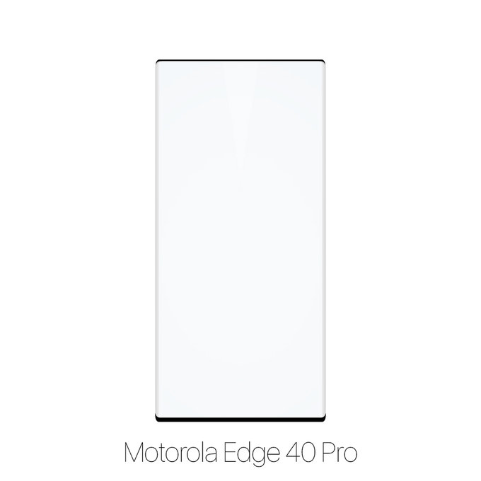 3D закалено стъкло FullCover за Motorola Edge 40 Pro, FixPremium