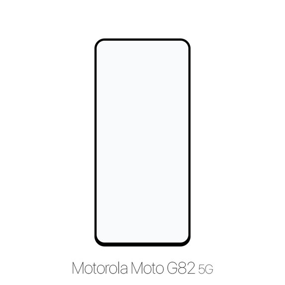 Закалено стъкло FullCover за Motorola Moto G82 5G, FixPremium