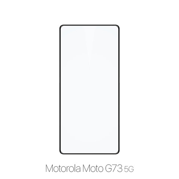Закалено стъкло FullCover за Motorola Moto G73 5G, FixPremium