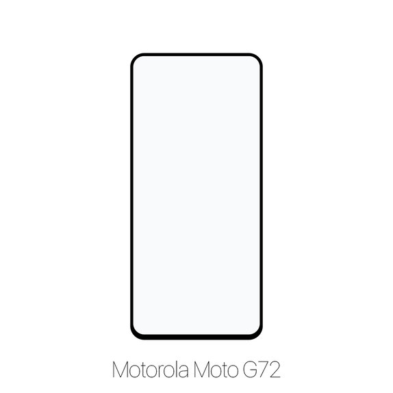 Закалено стъкло FullCover за Motorola Moto G72, FixPremium