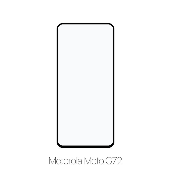 Закалено стъкло FullCover за Motorola Moto G72, FixPremium