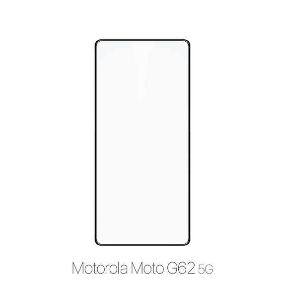 Закалено стъкло FullCover за Motorola Moto G62 5G, FixPremium