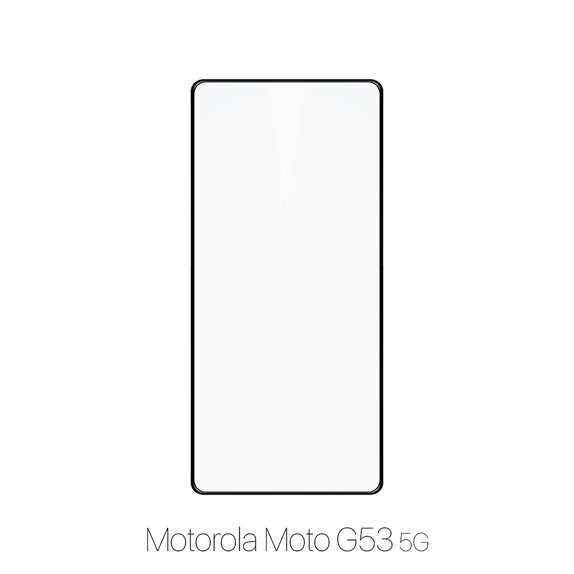 Закалено стъкло FullCover за Motorola Moto G53 5G, FixPremium