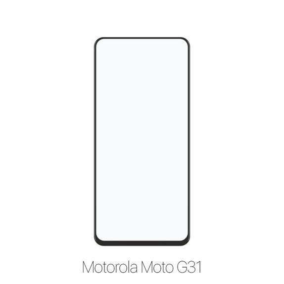 Закалено стъкло FullCover за Motorola Moto G31, FixPremium