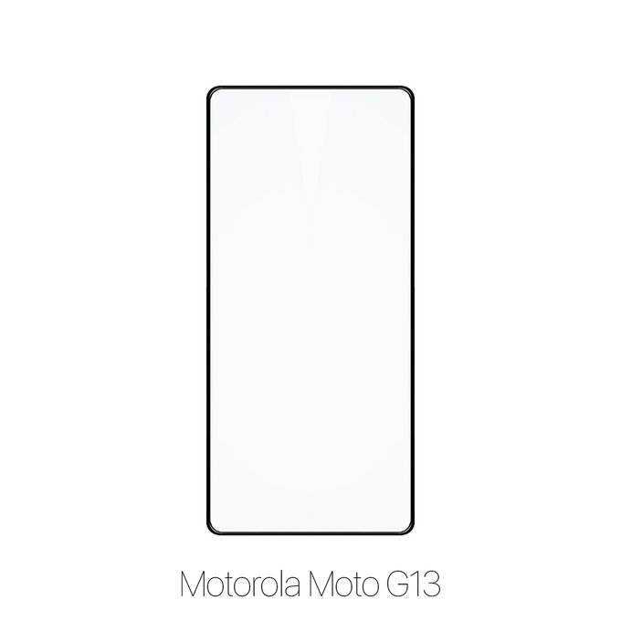 Закалено стъкло FullCover за Motorola Moto G13, FixPremium