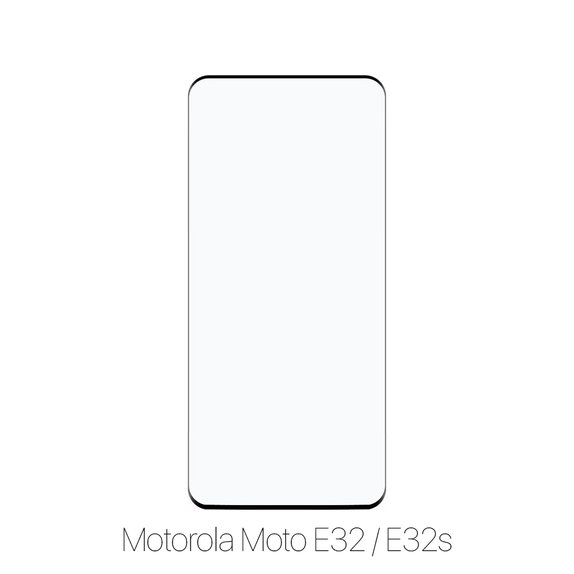 Закалено стъкло FullCover за Motorola Moto E32 и E32s, FixPremium