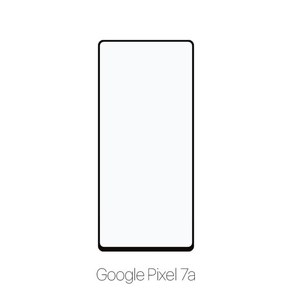 Закалено стъкло FullCover за Google Pixel 7a, FixPremium