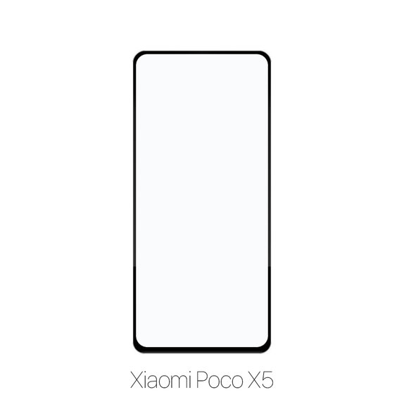 Закалено стъкло FullCover за Poco X5, FixPremium