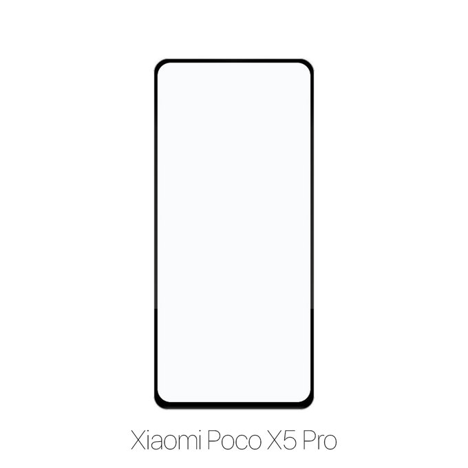 Закалено стъкло FullCover за Poco X5 Pro, FixPremium