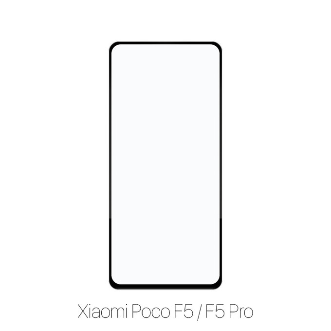 Закалено стъкло FullCover за Poco F5 и F5 Pro, FixPremium