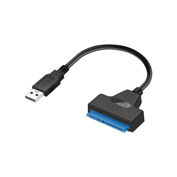 USB / SATA 2.5" кабел, Черно, Black, FixPremium