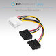 Захранващ кабел IDE ATA / 2x SATA, FixPremium