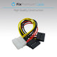 Захранващ кабел IDE ATA / 2x SATA, FixPremium