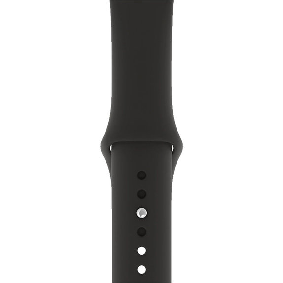 Силиконова каишка за Apple Watch (42, 44, 45 и 49mm), Черно, Black, FixPremium