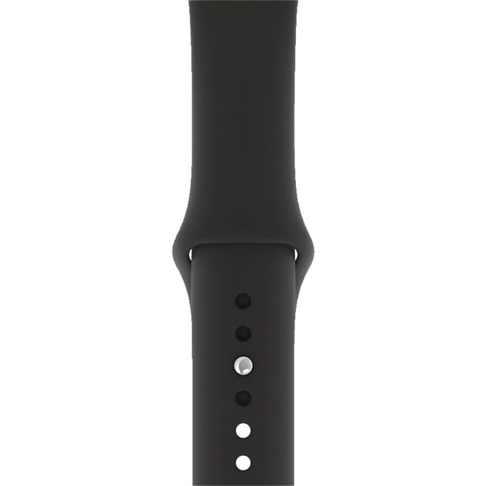 Силиконова каишка за Apple Watch (42, 44, 45 и 49mm), Черно, Black, FixPremium