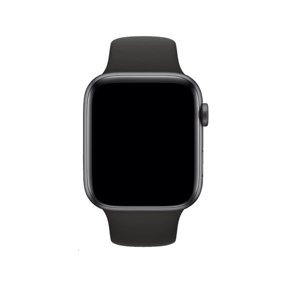 Силиконова каишка за Apple Watch (42, 44, 45 и 49mm), Черно, Black, FixPremium