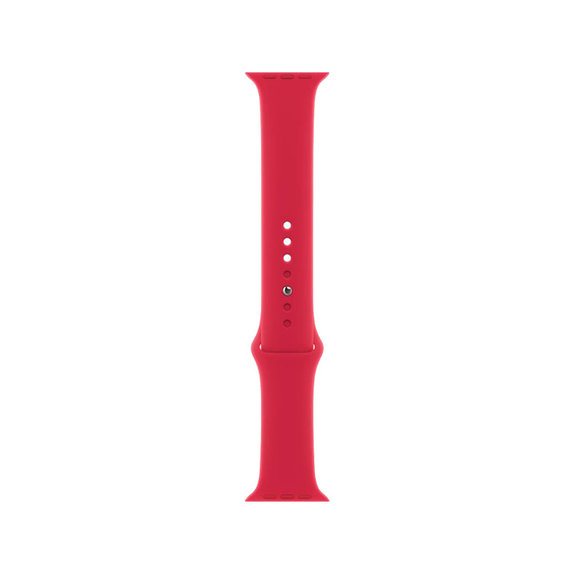 Силиконова каишка за Apple Watch (38, 40 и 41mm), Червено, Red, FixPremium
