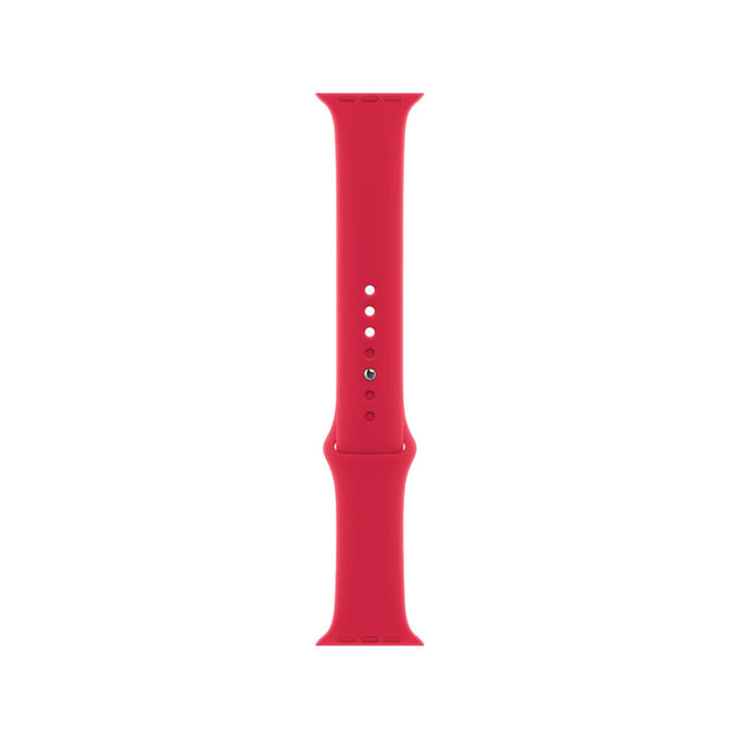 Силиконова каишка за Apple Watch (38, 40 и 41mm), Червено, Red, FixPremium