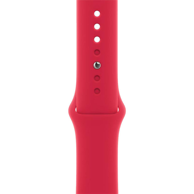 Силиконова каишка за Apple Watch (38, 40 и 41mm), Червено, Red, FixPremium