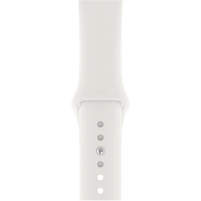 Силиконова каишка за Apple Watch (42, 44, 45 и 49mm), Бял, White, FixPremium