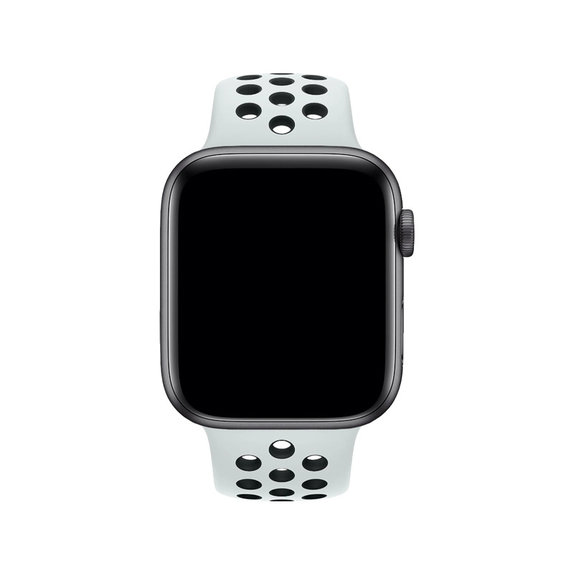 Силиконова спортна каишка за Apple Watch (38, 40 и 41mm), Бял, White, FixPremium