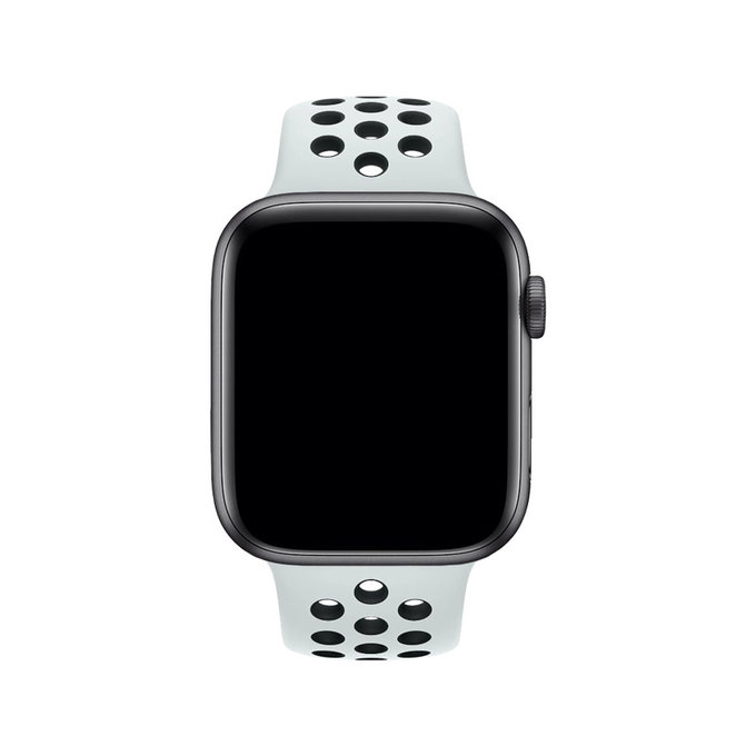 Силиконова спортна каишка за Apple Watch (38, 40 и 41mm), Бял, White, FixPremium