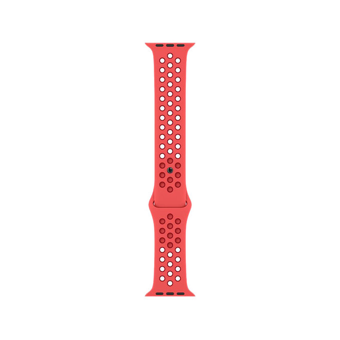 Силиконова спортна каишка за Apple Watch (42, 44, 45 и 49mm), Червено, Red, FixPremium
