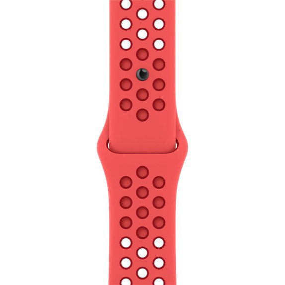 Силиконова спортна каишка за Apple Watch (42, 44, 45 и 49mm), Червено, Red, FixPremium