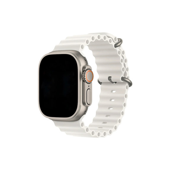 Каишка Ocean Loop за Apple Watch (42, 44, 45 и 49mm), Бял, White, FixPremium