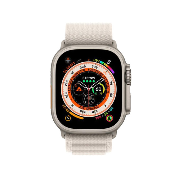 Каишка Alpine Loop за Apple Watch (38, 40 и 41mm), Starlight, FixPremium