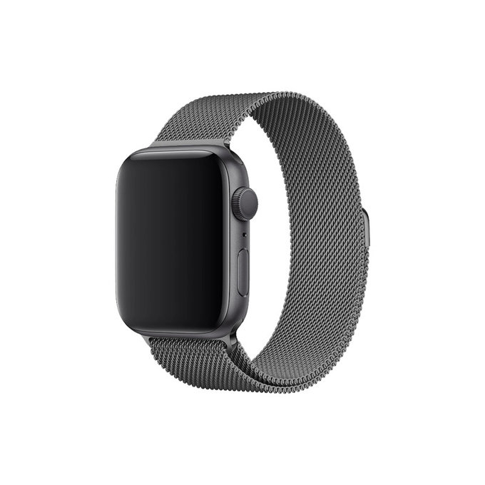 Каишка Milanese Loop за Apple Watch (42, 44, 45 и 49mm), Graphite, FixPremium