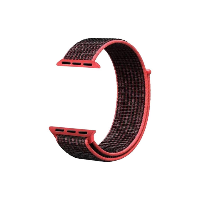 Найлонова каишка за Apple Watch (42, 44, 45 и 49mm), Червено, Red, FixPremium