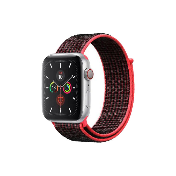 Найлонова каишка за Apple Watch (42, 44, 45 и 49mm), Червено, Red, FixPremium
