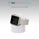 Силиконова стойка за Apple Watch, Черно, Black, FixPremium